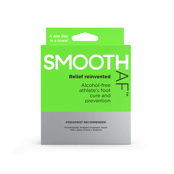 Smooth AF Medicated Athlete’s Foot Wipes 8 Smooth AF® Medicated Athlete's Foot Wipes