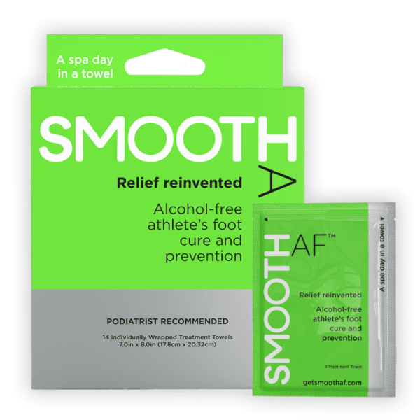 Smooth AF Medicated Athlete’s Foot Wipes 7 Smooth AF Medicated Athlete’s Foot Wipes