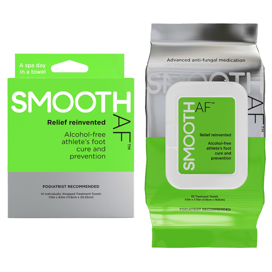Smooth AF® Athlete's Foot Wipes Pouch Box Set