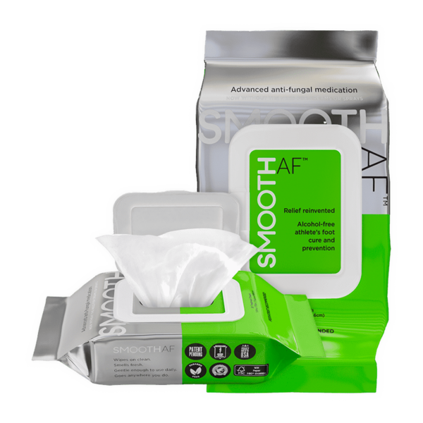 Smooth AF Medicated Athlete’s Foot Wipes Pouch 6 Smooth AF Medicated Athlete’s Foot Wipes Pouch